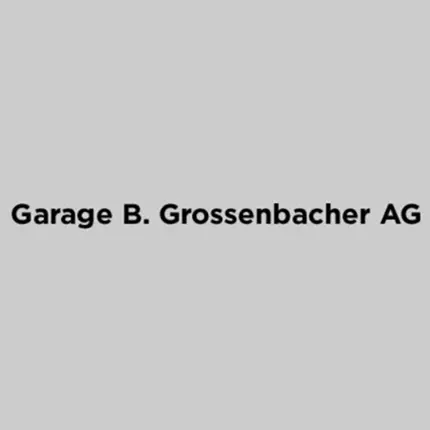 Logo from Garage B. Grossenbacher AG