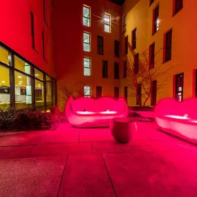 Courtyard lighting