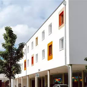 Facade without logo