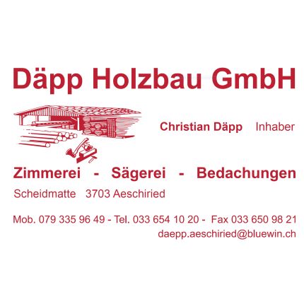 Logo od Däpp Holzbau GmbH