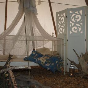 Bild von Historische Zelte und Dekorationen