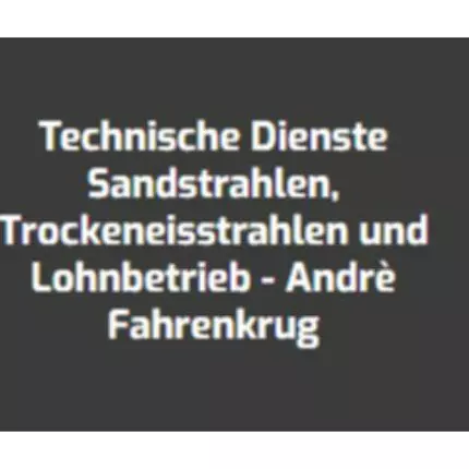 Logo von Technische Dienste Sandstrahlen, Trockeneisstrahlen und Lohnbetrieb - André Fahrenkrug