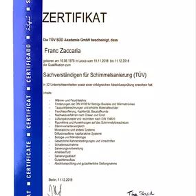 Bild von Schimmel Experten - Sirnach
