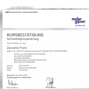 Bild von Schimmel Experten - Sirnach