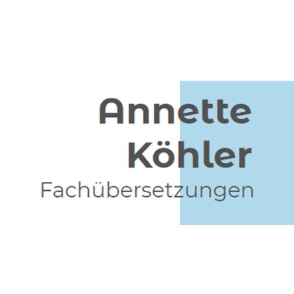 Logo von Annette Köhler Diplom-Übersetzerin