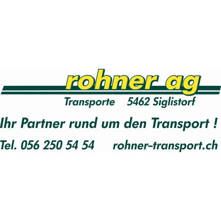 Logo von Rohner AG Transporte