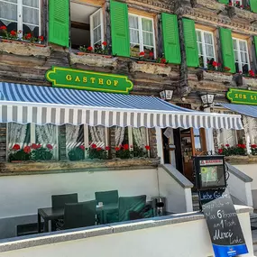 Terrasse, Gasthof zur Linde Gündlischwand