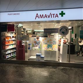 Amavita Flughafen, Check-In