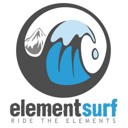 Logotyp från elementsurf surfcamp