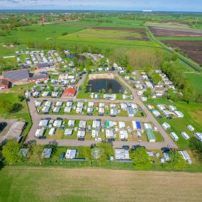 Luftbild vom Campingplatz