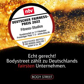 Bodystreet wurde zu den fairsten Unternehmen Deutschlands gekürt.