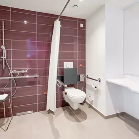 Premier Inn Saarbrucken City Congresshalle hotel accessible wet room with walk in shower