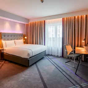 Premier Inn Munich Airport Sued hotel accessible bedroom with lowered bed