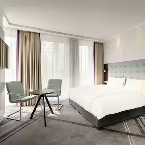 Premier Inn Berlin Alexanderplatz hotel  accessible room with lowered bed