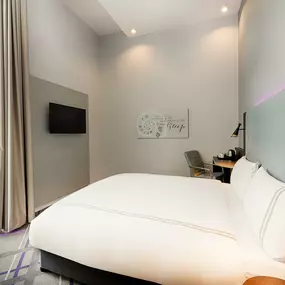 Premier Inn Wolfsburg City Centre hotel accessible room with lowered bed