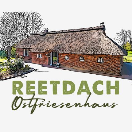 Logo van Reetdach-Ostfriesenhaus | Ferienhaus auf dem Land mit kleinem See und Wald