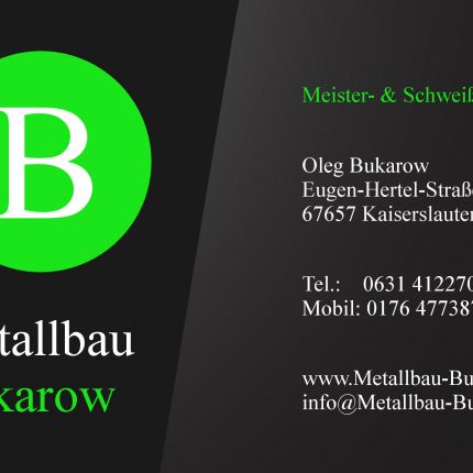 Logo fra Metallbau-Bukarow