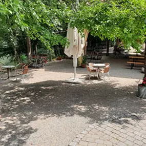 Bild von Schnitzelbräu - Restaurant in der Rommelmühle mit Biergarten