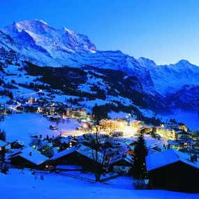 Wengen bei Nacht