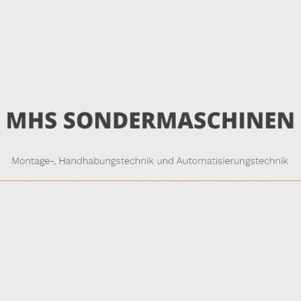 Logo de MHS Sondermaschinen GmbH