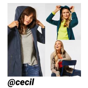 Jacken, Cardigans, Strickjacken, CECIL, Modeberatung, Größentabelle Cecil, Mode & Sale im Online Shop und Geschäft in Bad Frankenhausen, Lifestyle Moden Bad Frankenhausen/Kyffhäuser, Thüringen, Modegeschäft für Damen, Bekleidung & Accessoires, Kleidungsstücke von Größe 34 bis 48, Damenmode große Größen. Modeberatung mit Antje Voigt.