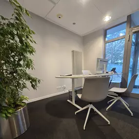 Ein separate Büro der Geschäftsstelle Roger Stemcke ist der ideale Ort für diskrete und professionelle Beratungsgespräche in privater Atmosphäre.