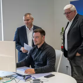 Team Öffentliche bei der Arbeit in Wendeburg