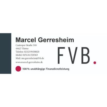 Logotyp från FVB. - Versicherungsmakler Marcel Gerresheim
