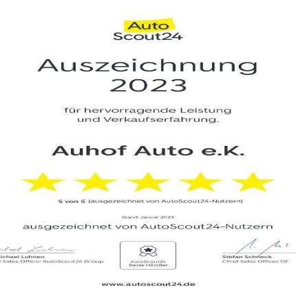 Logo fra Auhof Auto e.K.