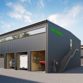 Lagerloft - Lager & Garagen Dresden mieten - Ansicht Garagen und Lager als Selfstorage