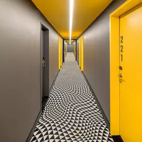 Guest floor corridor