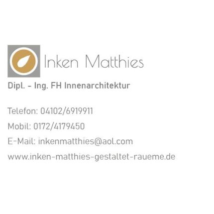 Logo od Inken Matthies gestaltet Räume