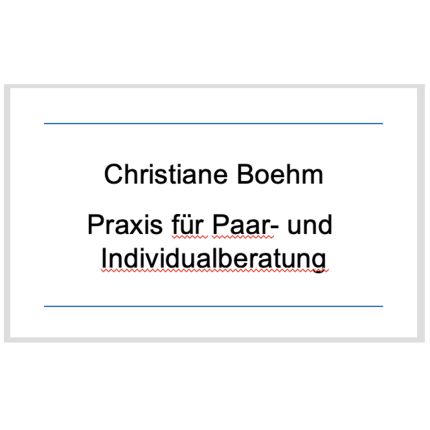 Logo von Praxis für Paar- und Individualberatung Christiane Boehm