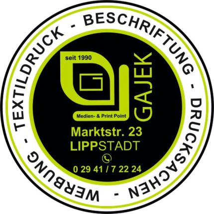 Logo da Gajekdruck Andreas Gajek Druckerei