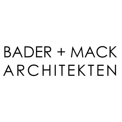 Logotyp från BADER + MACK Architekten