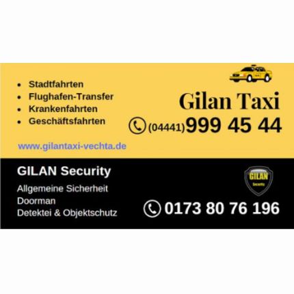 Logo fra Gilan Taxi Vechta