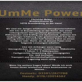 Bild von Umme Power - Ihr Umzugsservice