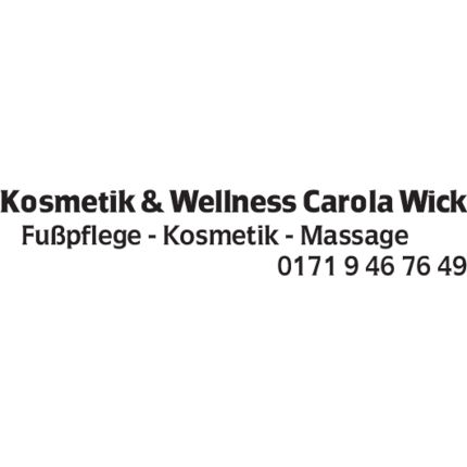 Logo von Kosmetik & Wellness Carola Wick