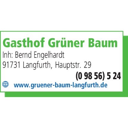Logo van Gasthof „Grüner Baum“  Bernd Engelhardt
