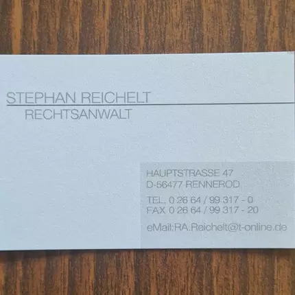 Logótipo de Rechtsanwalt Stephan Reichelt