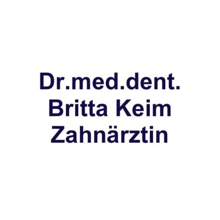 Logotipo de Dr. med. dent. Britta Keim Zahnärztin