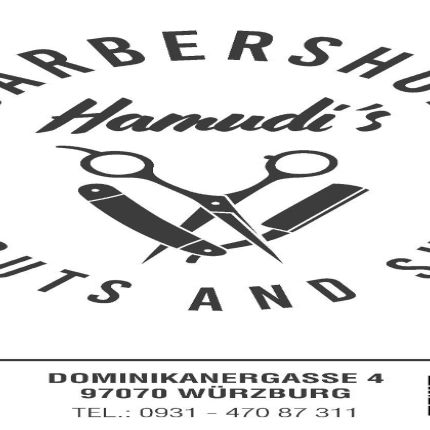 Logotyp från Hamudis Barbershop