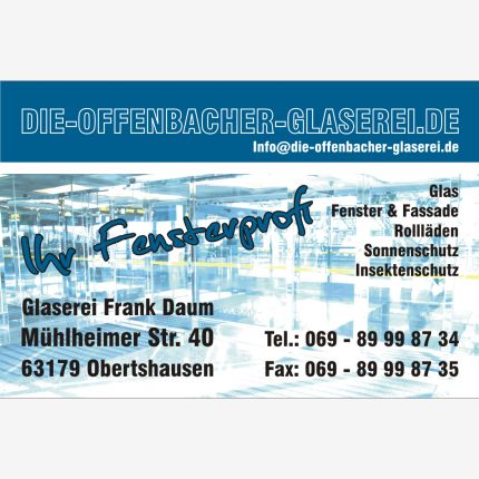 Logo od Die-Offenbacher-Glaserei.de