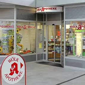 Aussenansicht der Wölk-Apotheke Geislingen