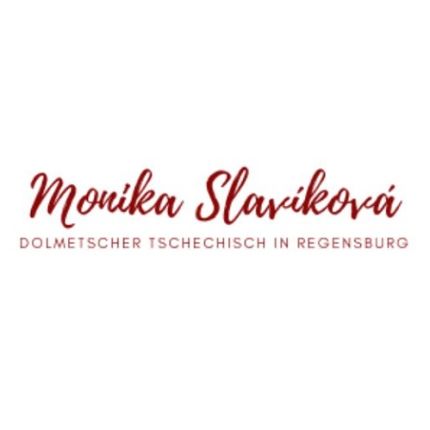 Logotyp från Monika Slavíková - Dolmetscherin Tschechisch in Regensburg