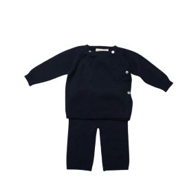 Baby Cashmere Outfit Marineblau - Kindermode Carlotona München