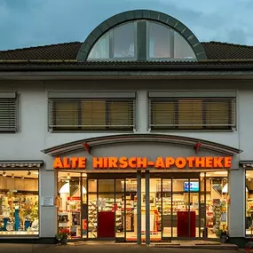 Aussenansicht der Alte Hirsch-Apotheke