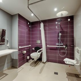 Premier Inn Hamburg City Klostertor hotel accessible wet room with walk in shower