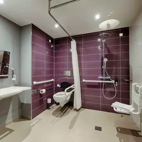 Premier Inn Hamburg City Klostertor hotel accessible wet room with walk in shower