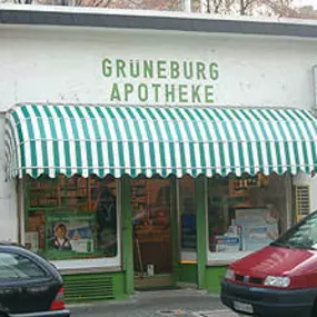 Aussenansicht der Grüneburg-Apotheke